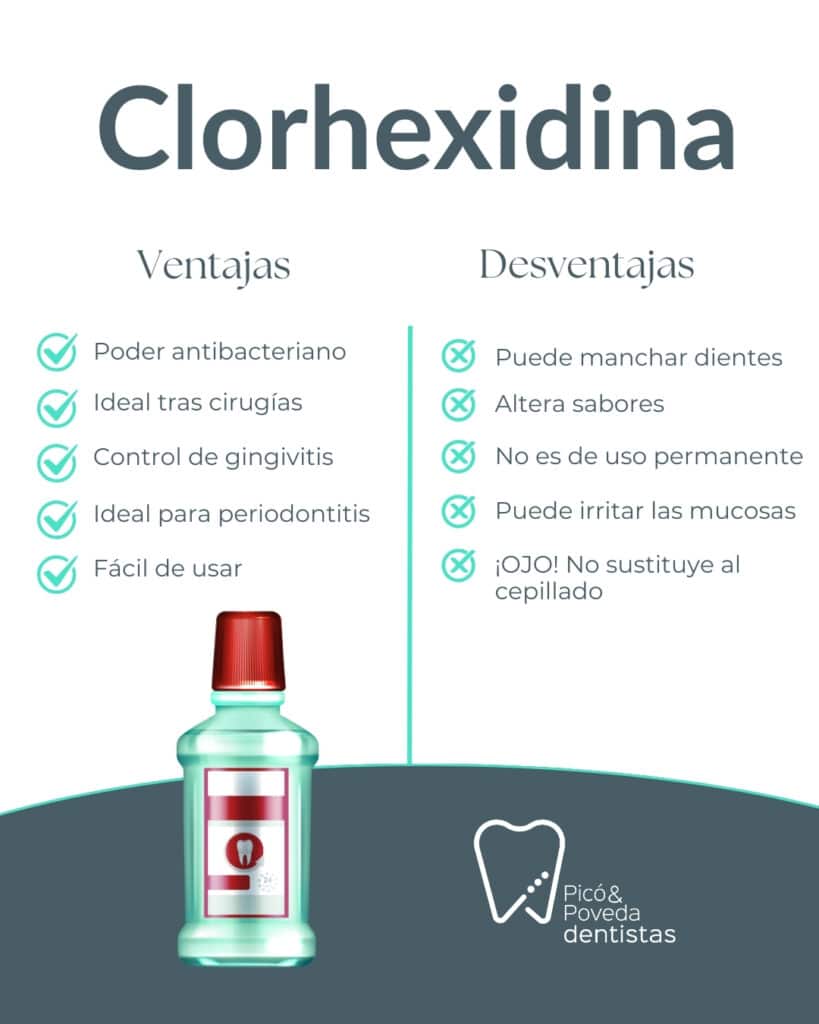 clorhexidina ventajas y desventajas